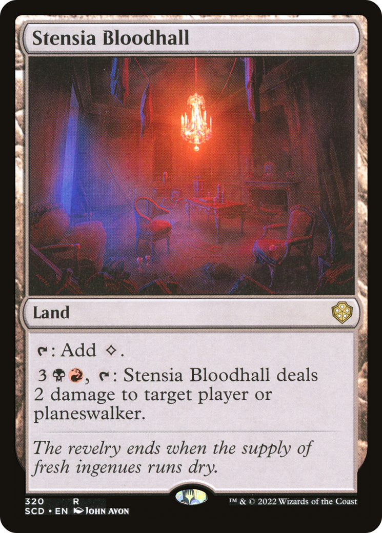 Stensia Bloodhall (SCD-320) [Starter Commander Decks] MTG Single Wizards of the Coast
