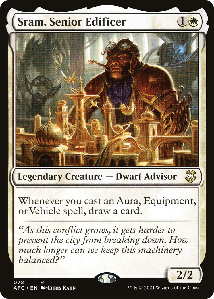 Sram, Senior Edificer (AFC-072) [Forgotten Realms Commander] MTG Single Wizards of the Coast