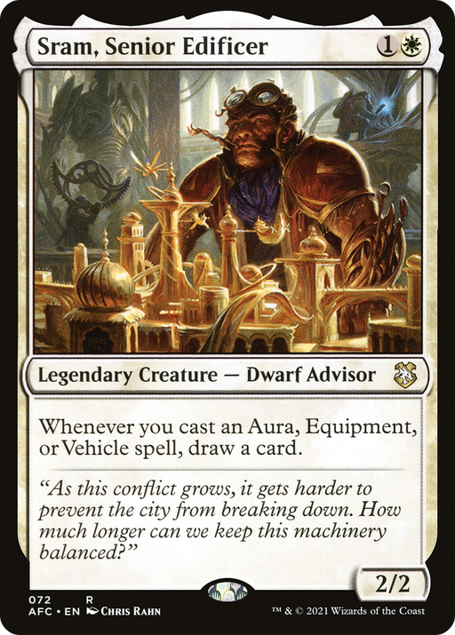 Sram, Senior Edificer (AFC-072) [Forgotten Realms Commander] MTG Single Wizards of the Coast