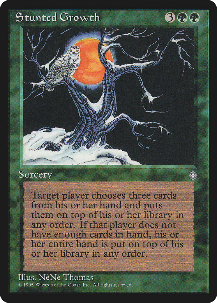 Stunted Growth (ICE-) [Ice Age] MTG Single Wizards of the Coast