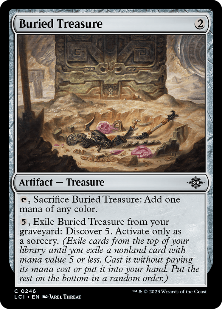 Buried Treasure (LCI-246) [The Lost Caverns of Ixalan] Foil MTG Single Wizards of the Coast