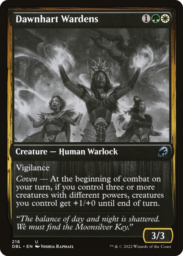 Dawnhart Wardens (DBL-216) [Innistrad: Double Feature] Foil MTG Single Wizards of the Coast