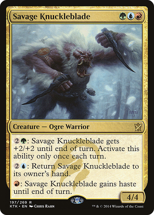 Savage Knuckleblade (KTK-197) [Khans of Tarkir] MTG Single Wizards of the Coast