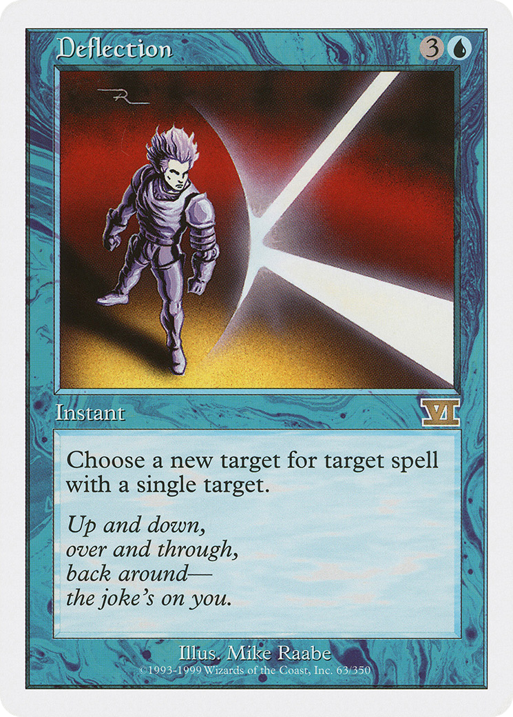 Deflection (6ED-063) [Classic Sixth Edition] MTG Single Wizards of the Coast