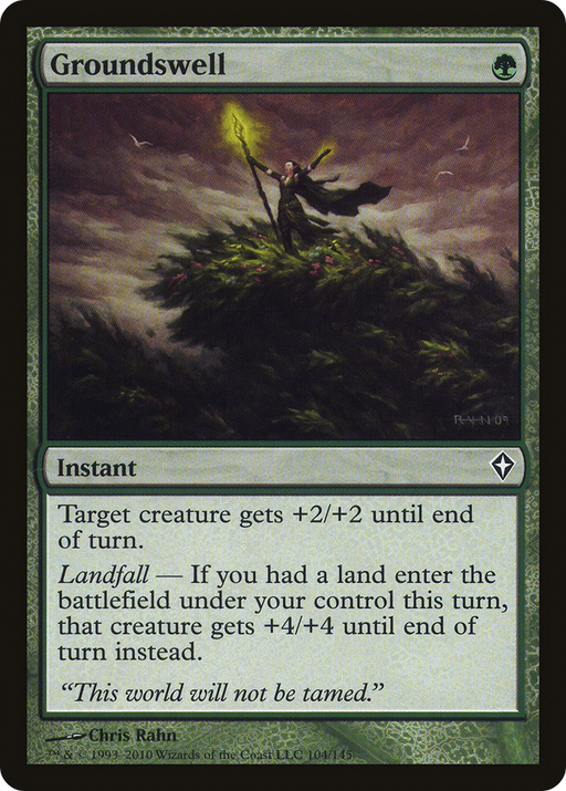Groundswell (WWK-104) [Worldwake] Foil MTG Single Wizards of the Coast