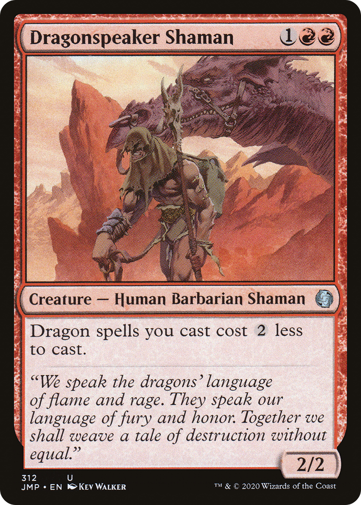Dragonspeaker Shaman (JMP-312) [Jumpstart] MTG Single Wizards of the Coast