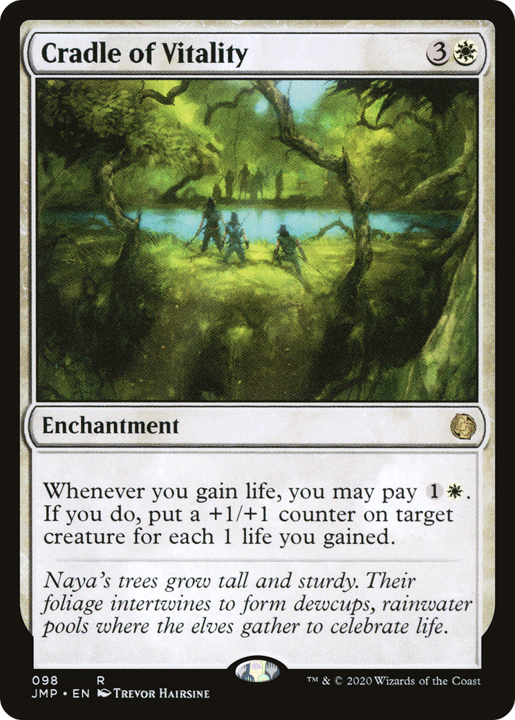 Cradle of Vitality (JMP-098) [Jumpstart] MTG Single Wizards of the Coast
