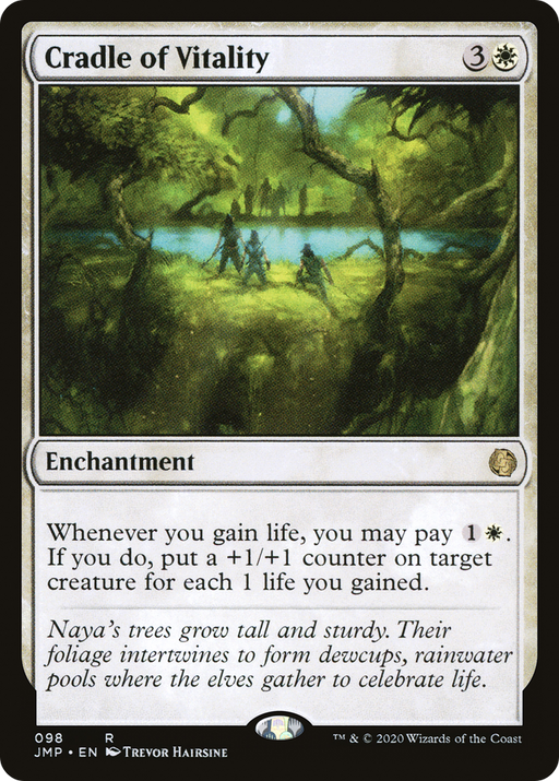 Cradle of Vitality (JMP-098) [Jumpstart] MTG Single Wizards of the Coast