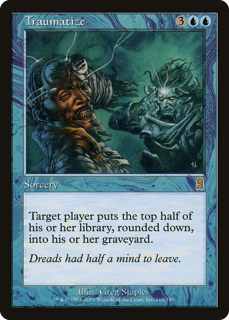 Traumatize (ODY-110) [Odyssey] MTG Single Wizards of the Coast