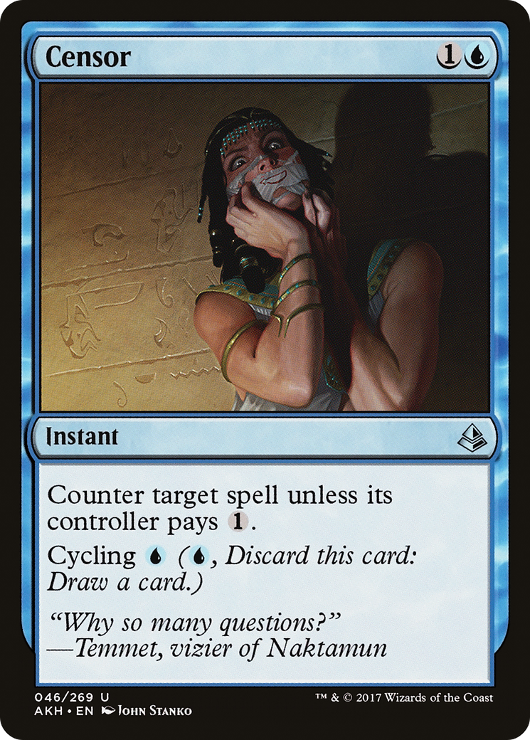 Censor (AKH-046) [Amonkhet] Foil MTG Single Wizards of the Coast