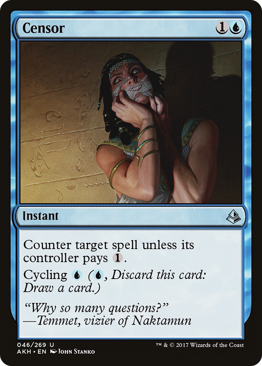 Censor (AKH-046) [Amonkhet] Foil MTG Single Wizards of the Coast