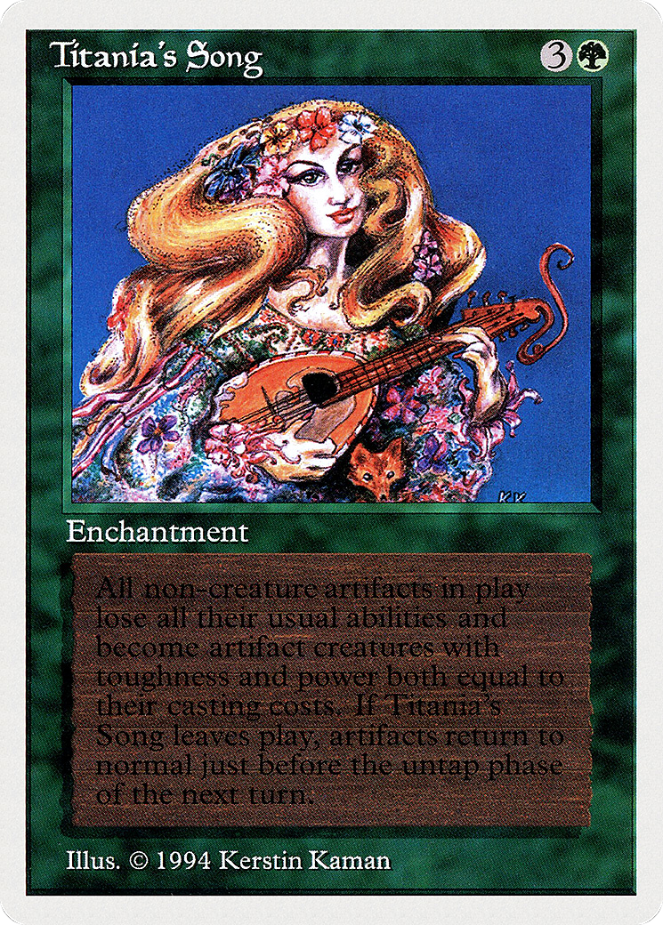 Titania's Song (SUM-220) [Misc] Summer Magic / Edgar MTG Single Wizards of the Coast