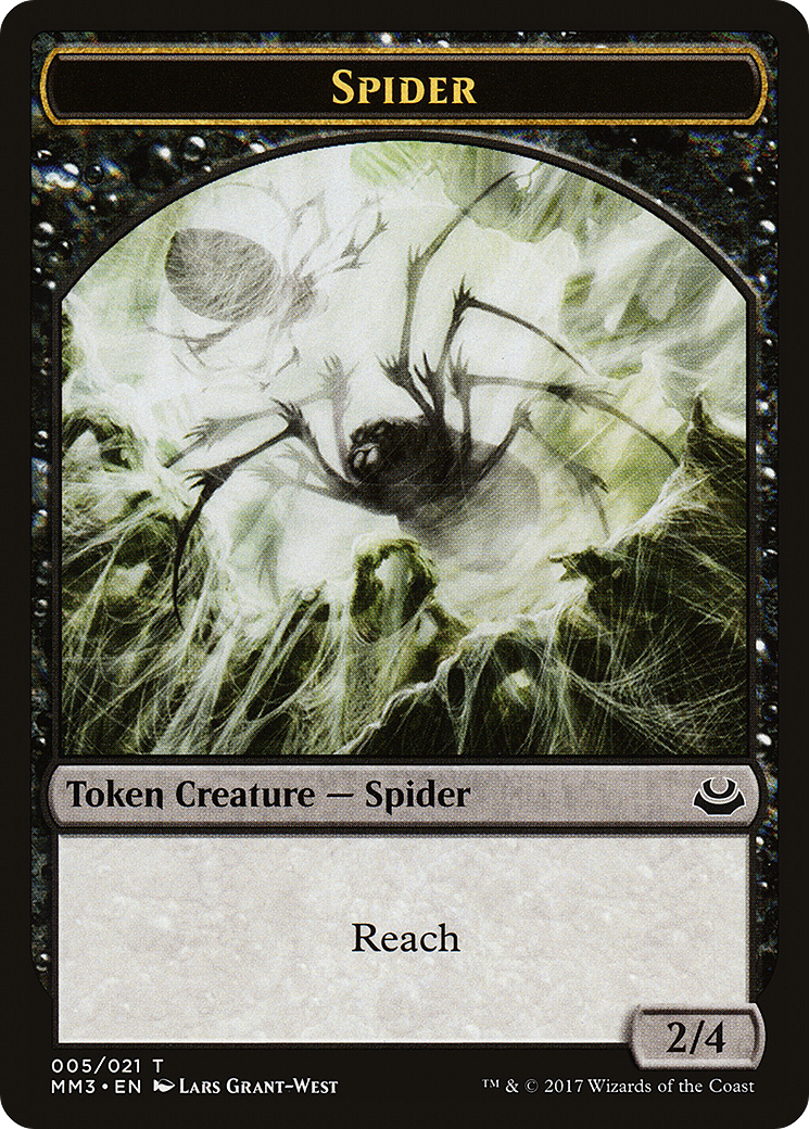 Spider (MM3-005) [Tokens] Modern Masters 2017 Tokens MTG Single Wizards of the Coast