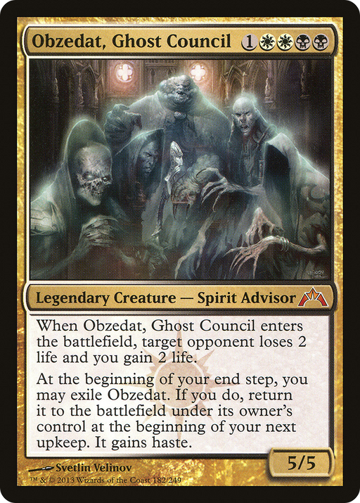 Obzedat, Ghost Council (GTC-182) [Gatecrash] Foil MTG Single Wizards of the Coast