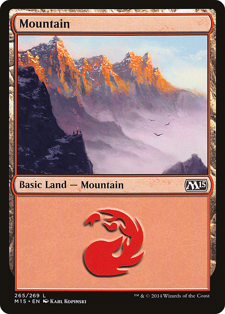 Mountain (M15-265) [Magic 2015] MTG Single Wizards of the Coast