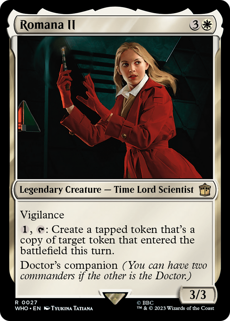 Romana II (WHO-027) [Doctor Who] Foil MTG Single Wizards of the Coast