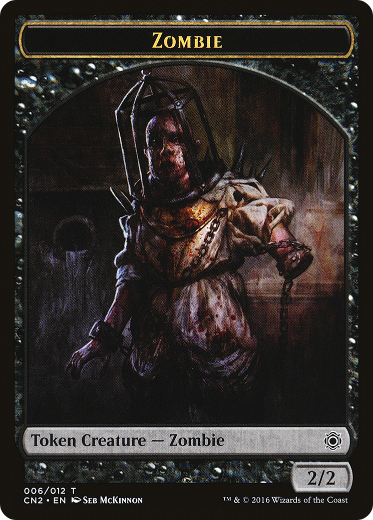 Zombie (CN2-006) [Tokens] Conspiracy: Take the Crown Tokens MTG Single Wizards of the Coast