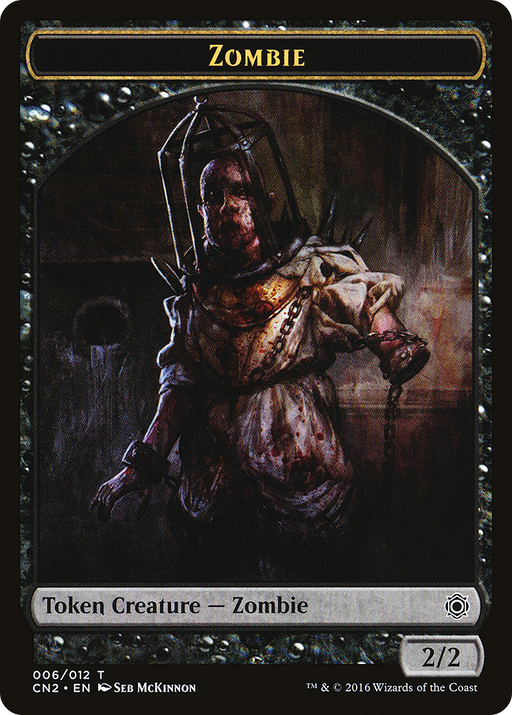Zombie (CN2-006) [Tokens] Conspiracy: Take the Crown Tokens MTG Single Wizards of the Coast