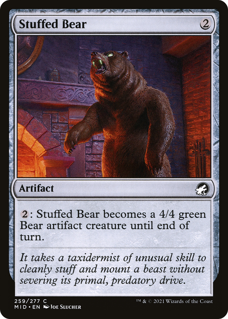Stuffed Bear (MID-259) [Innistrad: Midnight Hunt] Foil MTG Single Wizards of the Coast