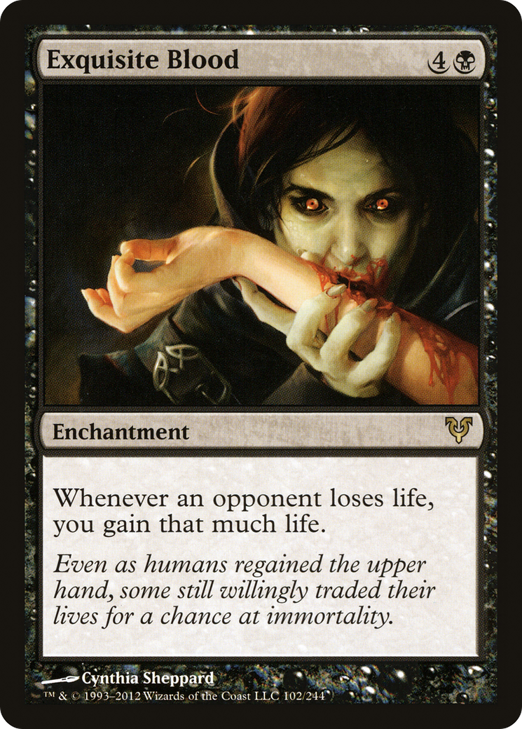 Exquisite Blood (AVR-102) [Avacyn Restored] Foil MTG Single Wizards of the Coast