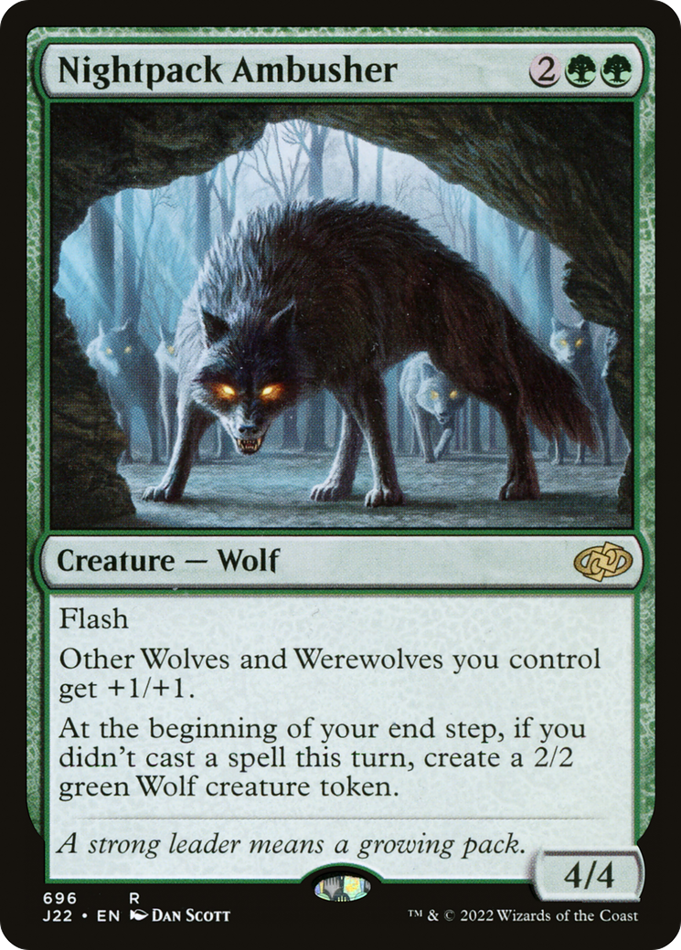 Nightpack Ambusher (J22-696) [Jumpstart 2022] MTG Single Wizards of the Coast