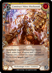Construct Nitro Mechanoid // Nitro Mechanoid (Marvel) [DYN092] (Dynasty)  Cold Foil Flesh And Blood Single Flesh And Blood   