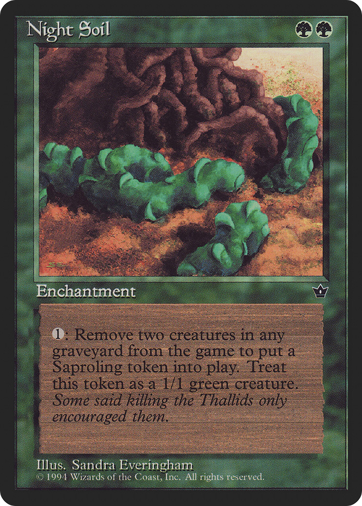 Night Soil (FEM-71A) [Fallen Empires] MTG Single Wizards of the Coast