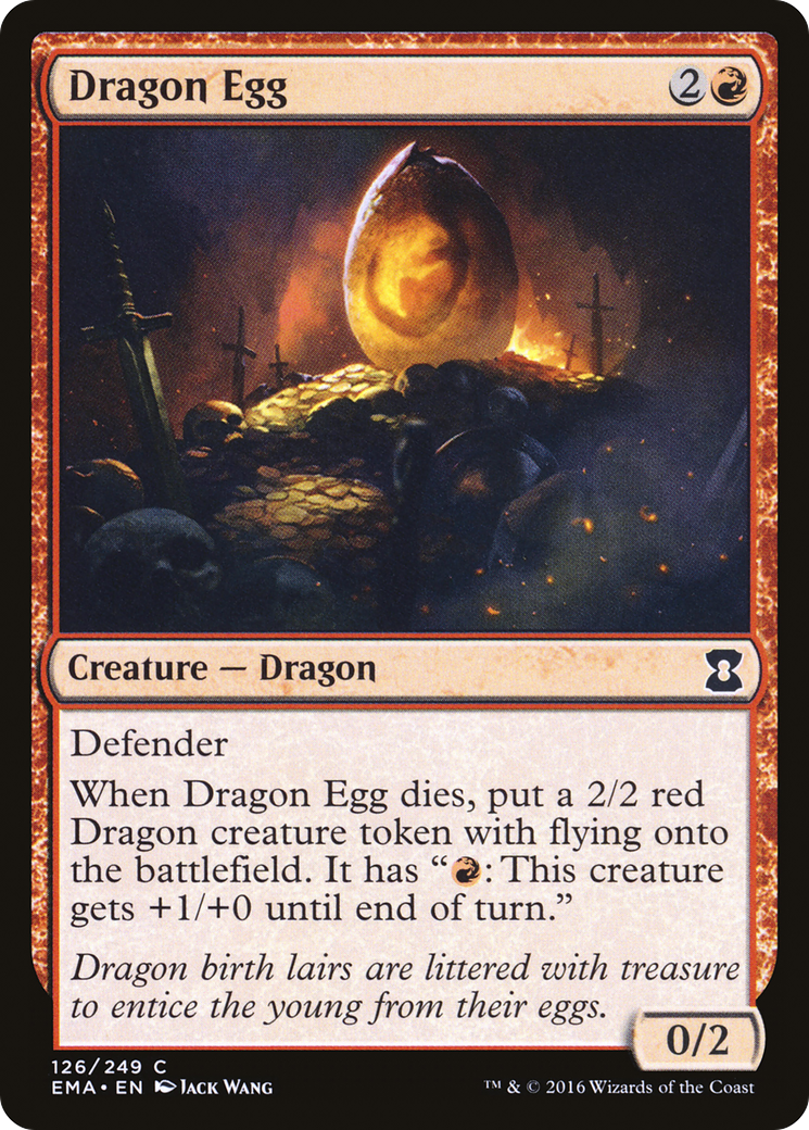 Dragon Egg (EMA-126) [Eternal Masters] MTG Single Wizards of the Coast