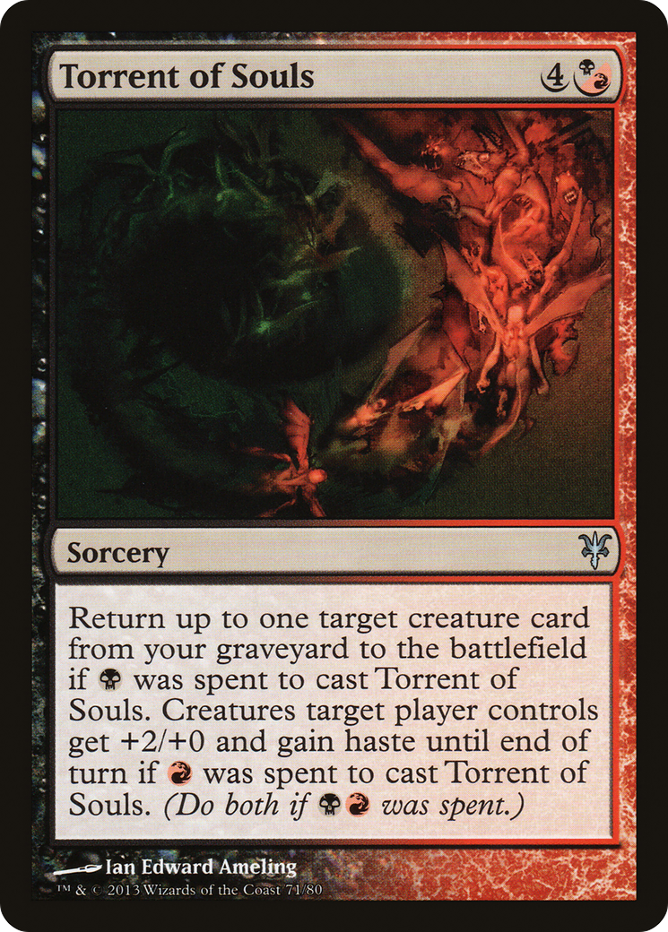 Torrent of Souls (DDK-071) [Misc] Duel Decks: Sorin vs. Tibalt MTG Single Wizards of the Coast