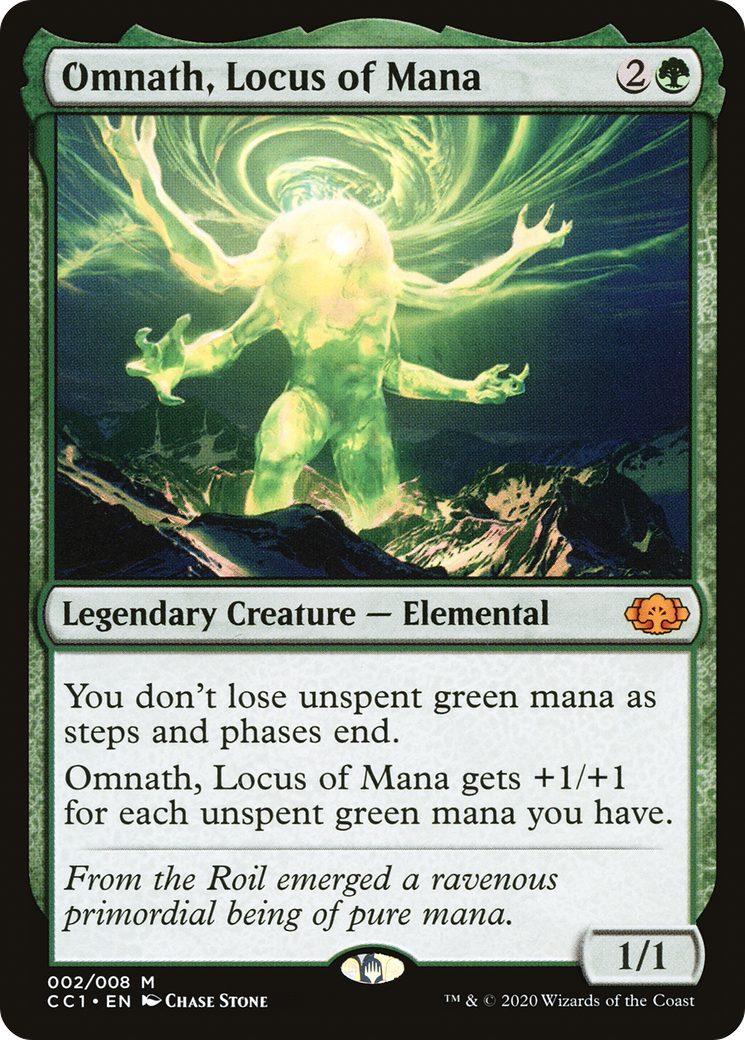Omnath, Locus of Mana (CC1-002) [Misc] Commander Collection: Green MTG Single Wizards of the Coast