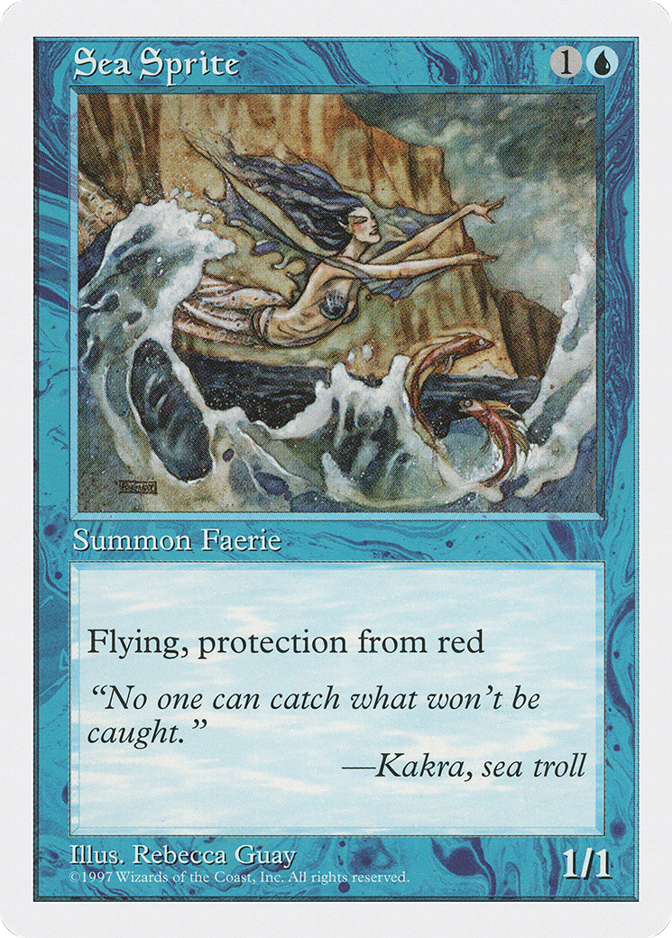 Sea Sprite (5ED-120) [Fifth Edition] MTG Single Wizards of the Coast