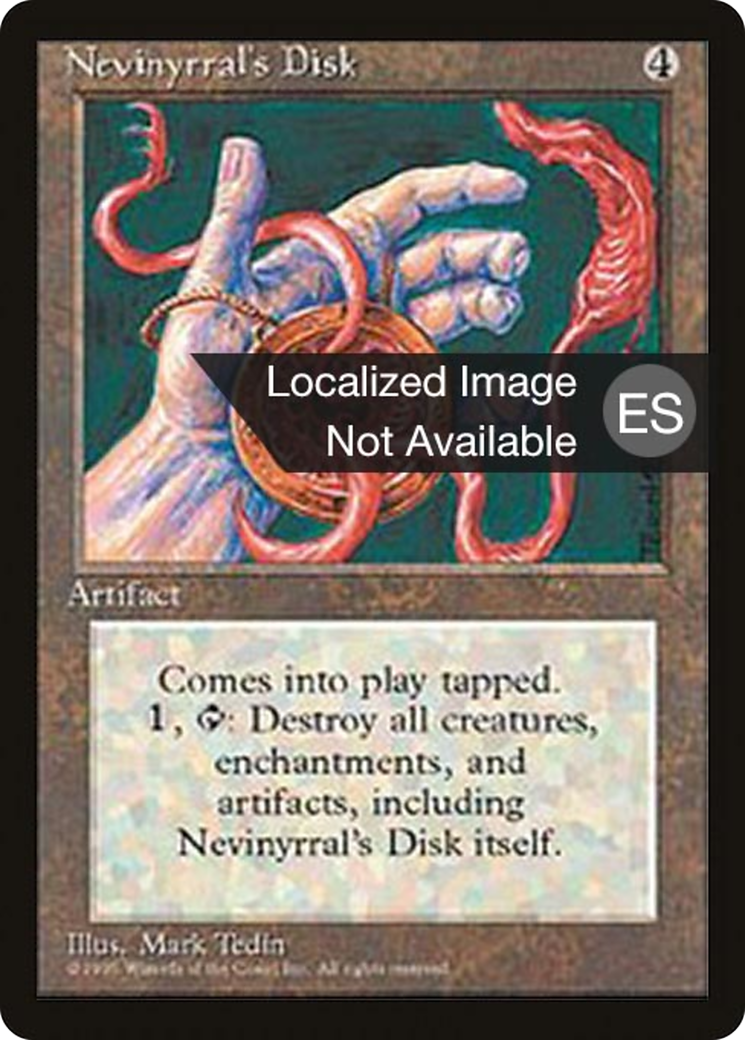 Nevinyrral's Disk (4BB-338) [Fourth Edition Foreign Black Border] MTG Single Wizards of the Coast