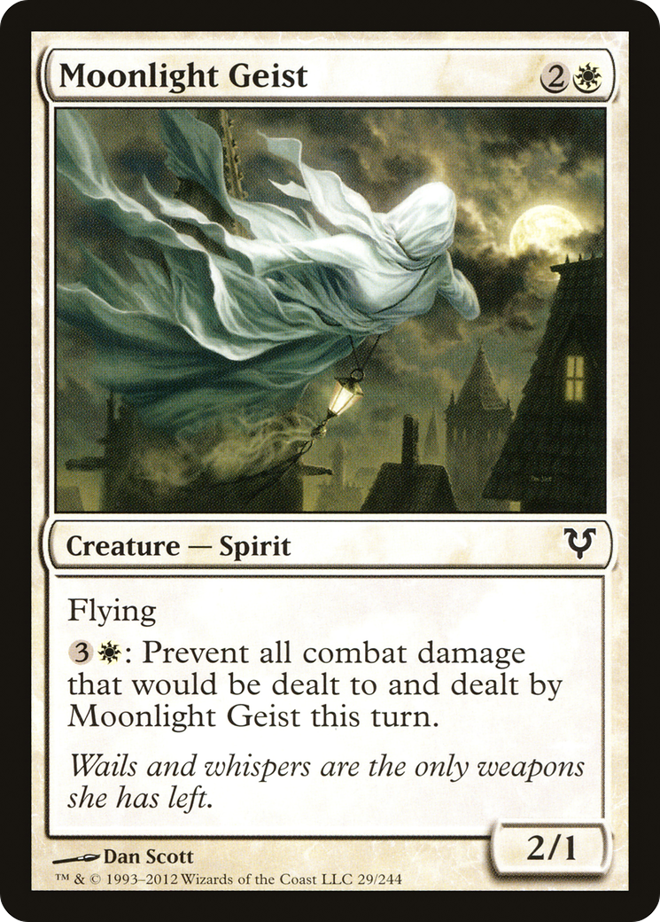 Moonlight Geist (AVR-029) [Avacyn Restored] MTG Single Wizards of the Coast