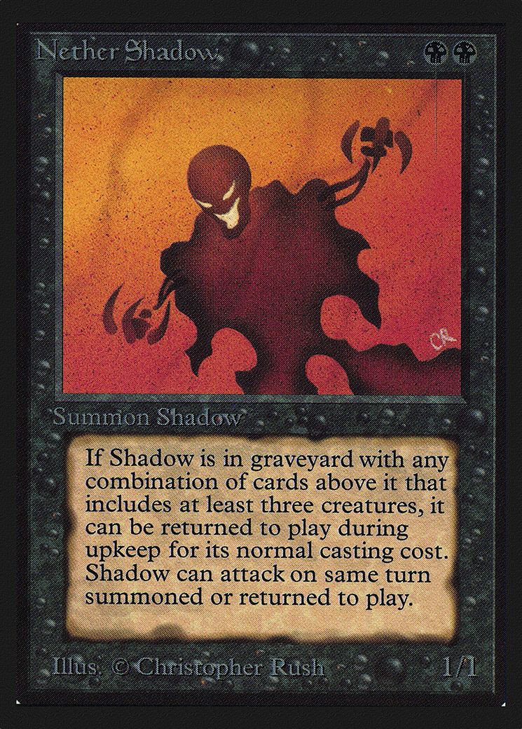 Nether Shadow (CED-117) [Collectors' Edition] MTG Single Wizards of the Coast