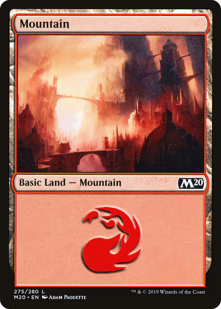 Mountain (M20-275) [Core Set 2020] MTG Single Wizards of the Coast