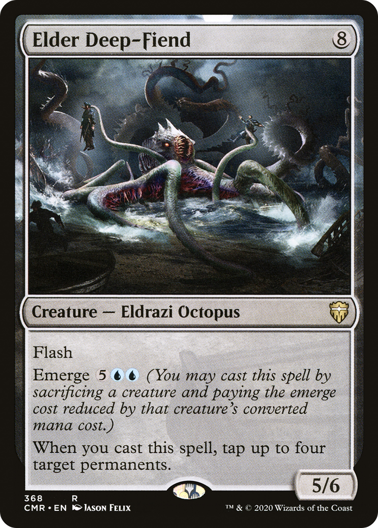 Elder Deep-Fiend (CMR-368) [Commander Legends] MTG Single Wizards of the Coast