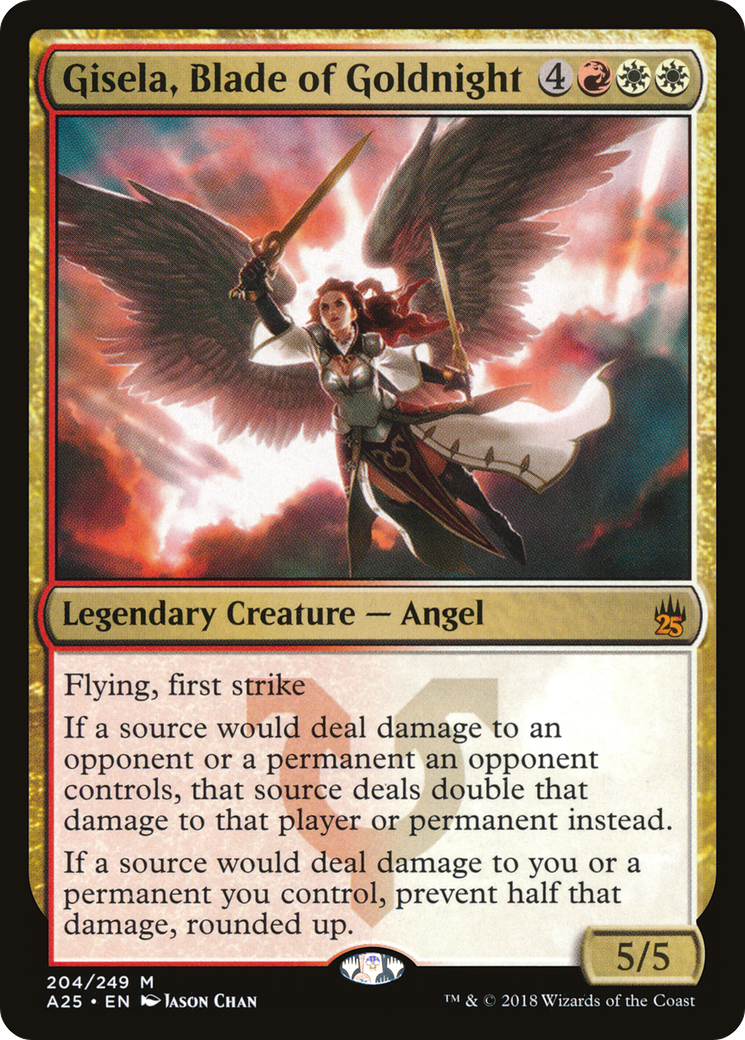 Gisela, Blade of Goldnight (A25-204) [Masters 25] Foil MTG Single Wizards of the Coast