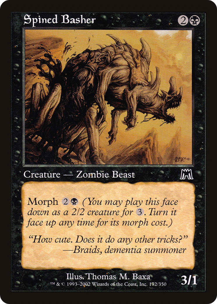 Spined Basher (ONS-172) [Onslaught] Foil MTG Single Wizards of the Coast