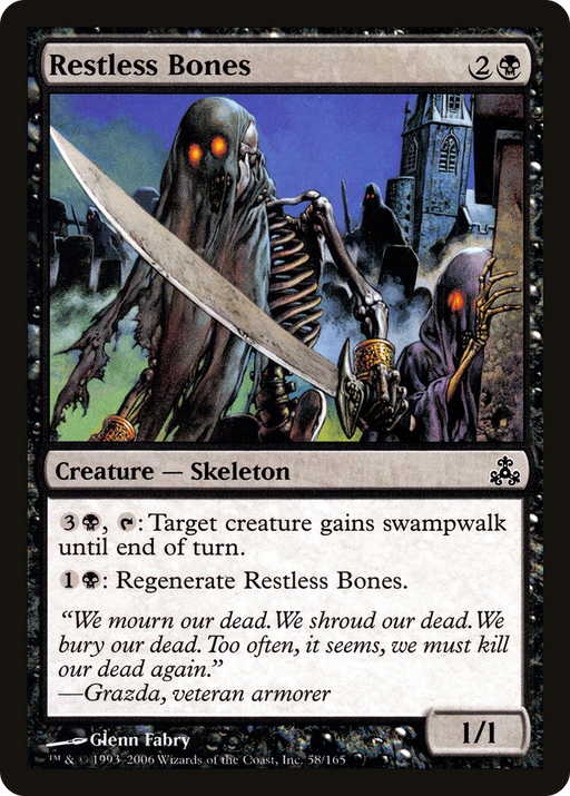 Restless Bones (GPT-058) [Guildpact] MTG Single Wizards of the Coast