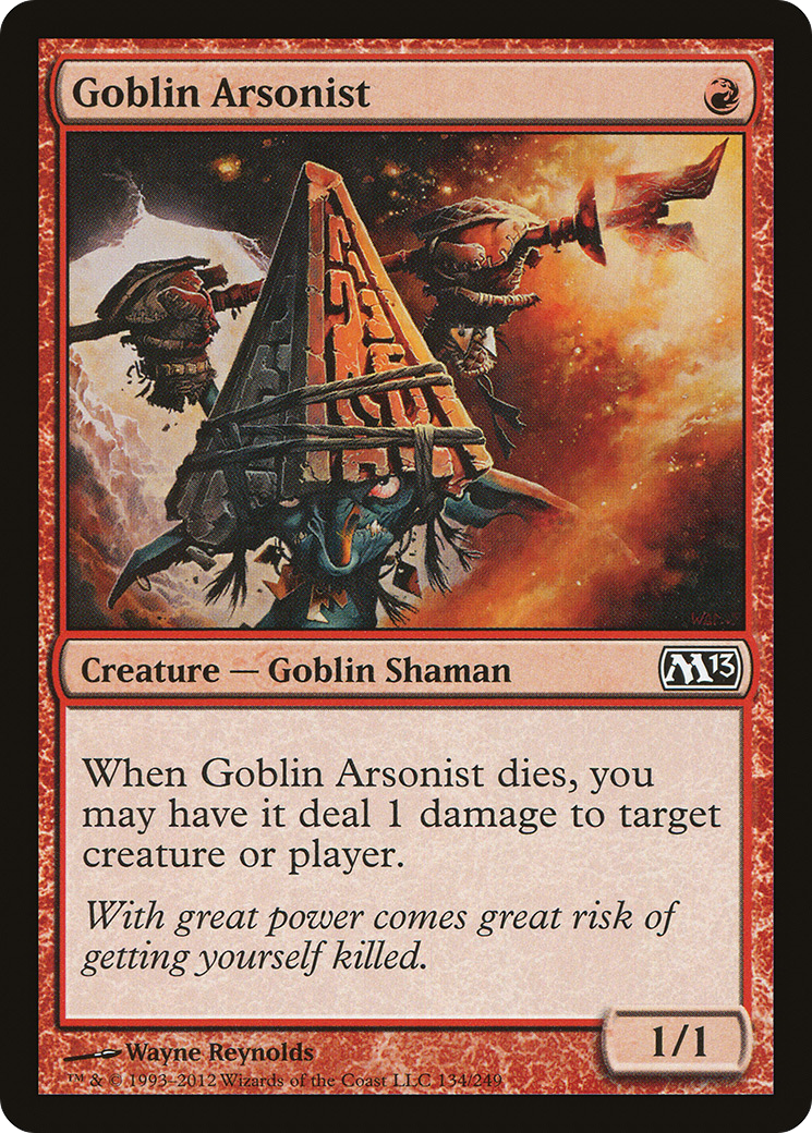 Goblin Arsonist (M13-134) [Magic 2013] Foil MTG Single Wizards of the Coast