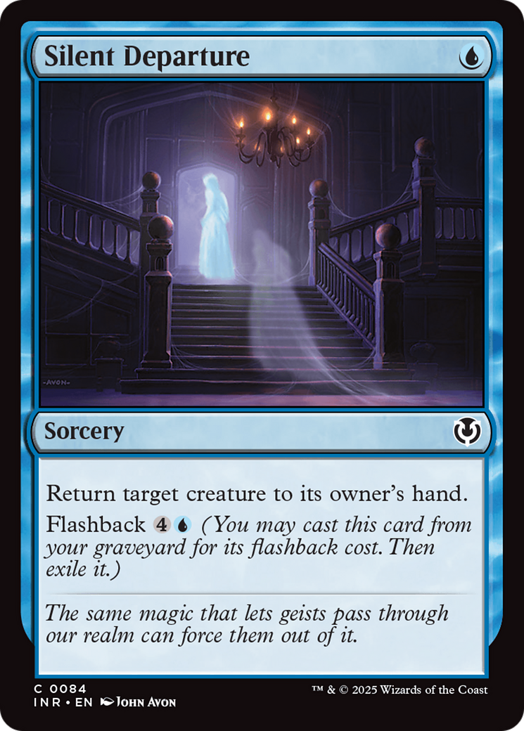 Silent Departure (INR-084) [Innistrad Remastered] Foil MTG Single Wizards of the Coast