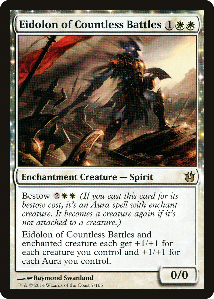 Eidolon of Countless Battles (BNG-007) [Born of the Gods] Foil MTG Single Wizards of the Coast