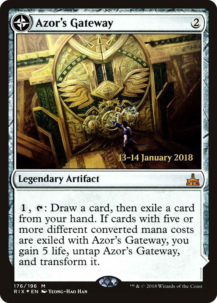 Azor's Gateway (PRE-176) [Rivals of Ixalan Promos] Foil MTG Single Wizards of the Coast