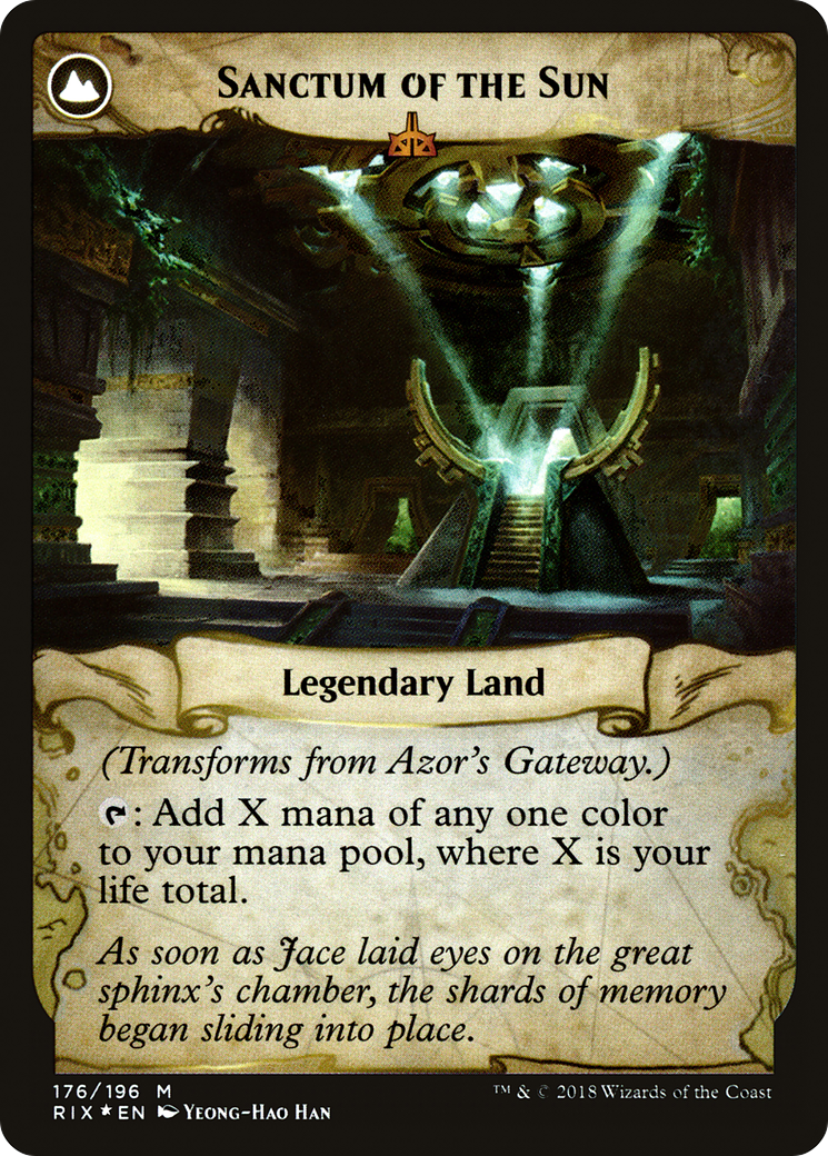 Azor's Gateway (PRE-176) [Rivals of Ixalan Promos] Foil MTG Single Wizards of the Coast