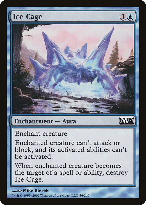 Ice Cage (M10-056) [Magic 2010] Foil MTG Single Wizards of the Coast