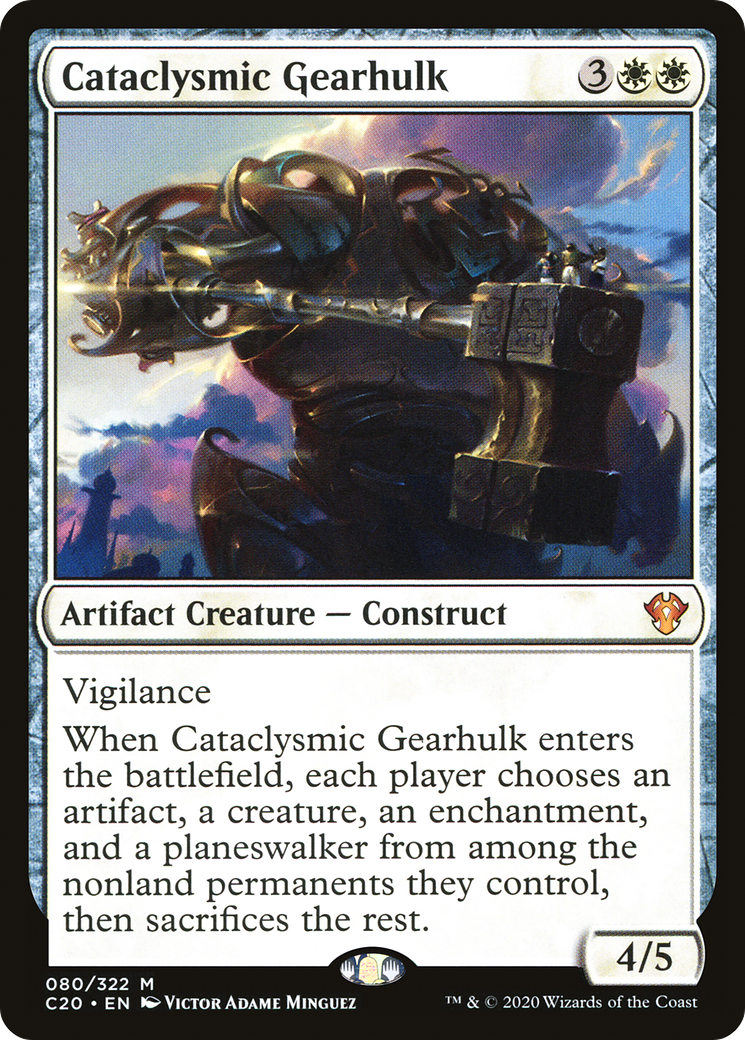 Cataclysmic Gearhulk (C20-080) [Commander 2020] MTG Single Wizards of the Coast