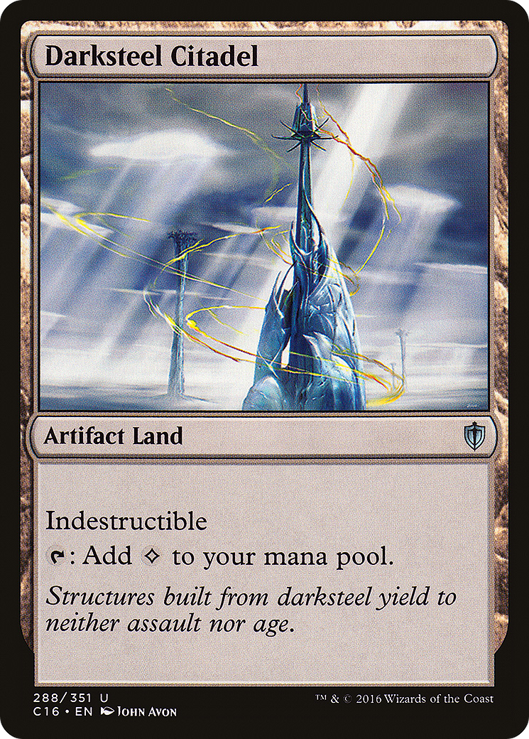 Darksteel Citadel (C16-288) [Commander 2016] MTG Single Wizards of the Coast