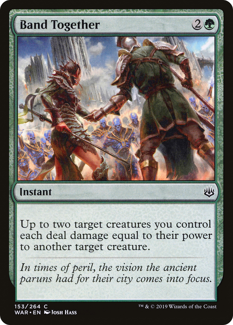Band Together (WAR-153) [War of the Spark] Foil MTG Single Wizards of the Coast