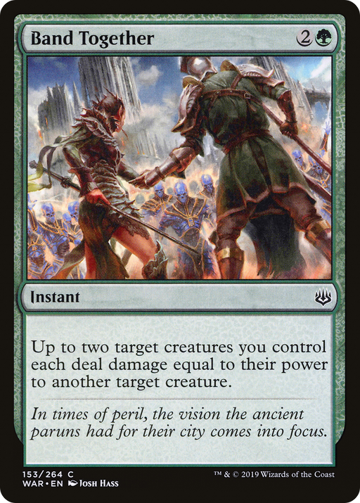 Band Together (WAR-153) [War of the Spark] MTG Single Wizards of the Coast