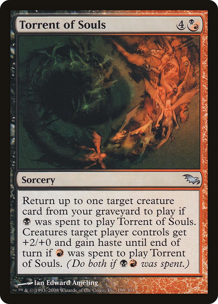 Torrent of Souls (SHM-199) [Shadowmoor] MTG Single Wizards of the Coast